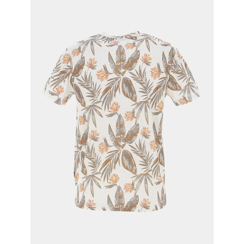 T-shirt à Fleurs Gaylord écru Homme - Izac 4 T-shirt à Fleurs Gaylord écru Homme - Izac – Image 2