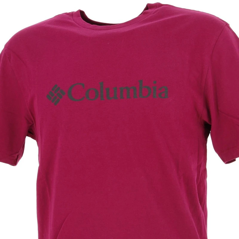 T-shirt Basic Logo Violet Homme - Columbia 5 T-shirt Basic Logo Violet Homme - Columbia – Image 3