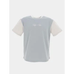 T-shirt Bicolore Bleu Blanc Homme - Project X Paris