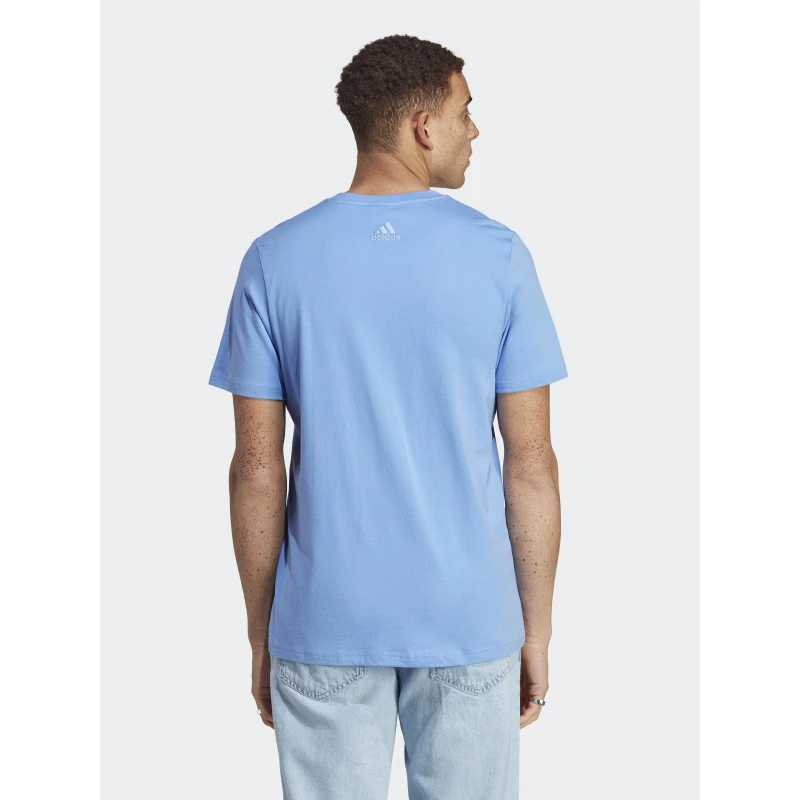 T-shirt Big Logo Bleu Homme - Adidas 4 T-shirt Big Logo Bleu Homme - Adidas – Image 2