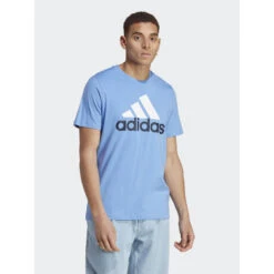 T-shirt Big Logo Bleu Homme - Adidas 8 T-shirt Big Logo Bleu Homme - Adidas -TEDDY Vetements Magasin t shirt big logo bleu homme adidas 2