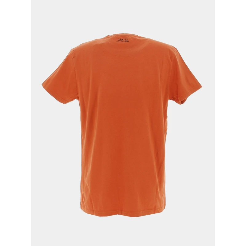 T-shirt Biker Ride Free Orange Homme - Von Dutch 4 T-shirt Biker Ride Free Orange Homme - Von Dutch – Image 2