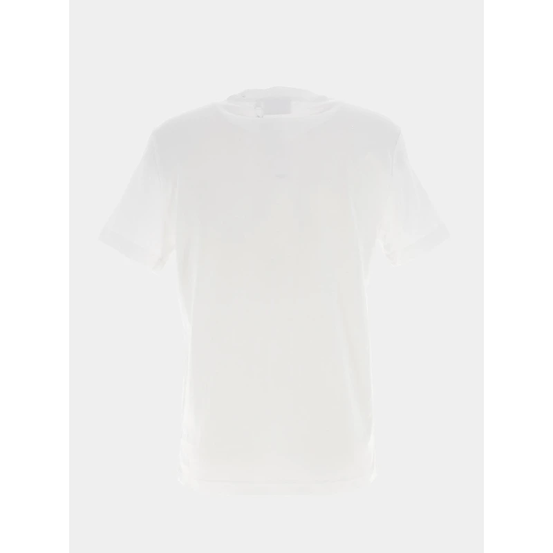 T-shirt Box Striped Logo Blanc Homme - Calvin Klein 4 T-shirt Box Striped Logo Blanc Homme - Calvin Klein – Image 2