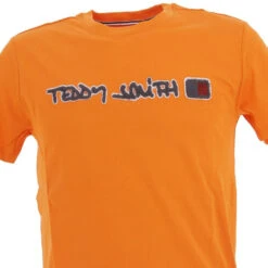 T-shirt Clap Logo Orange - Teddy Smith 8 T-shirt Clap Logo Orange - Teddy Smith -TEDDY Vetements Magasin t shirt clap logo orange teddy smith 2