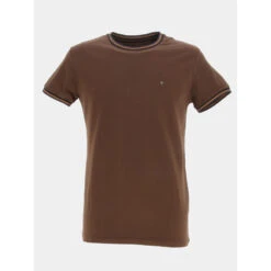 T-shirt Classic Uni Marron Homme - Benson & Cherry