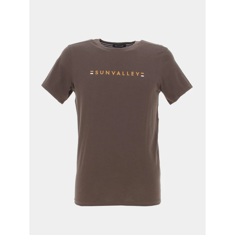 T-shirt Codrep Gris Anthracite Homme - Sun Valley 3 T-shirt Codrep Gris Anthracite Homme - Sun Valley
