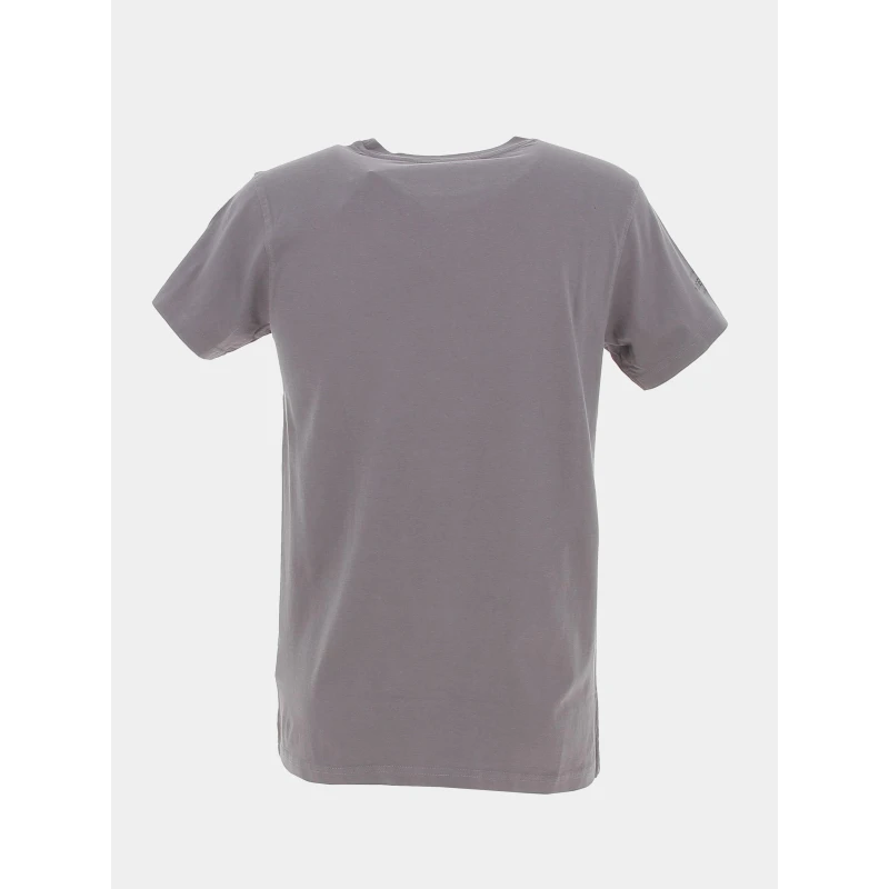 T-shirt Crown Squelette Gris Homme - Deeluxe 4 T-shirt Crown Squelette Gris Homme - Deeluxe – Image 2