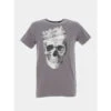 T-shirt Crown Squelette Gris Homme - Deeluxe 2 T-shirt Crown Squelette Gris Homme - Deeluxe -TEDDY Vetements Magasin t shirt crown squelette gris homme deeluxe