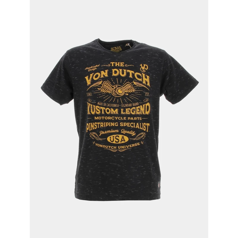 T-shirt Kustom Legend Motorcycle Noir Homme - Von Dutch 3 T-shirt Kustom Legend Motorcycle Noir Homme - Von Dutch