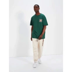 T-shirt Logo Dos Portier Vert Homme - Ellesse