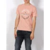 T-shirt Logo Pigment Rose Homme - Kaporal -TEDDY Vetements Magasin t shirt logo pigment rose homme kaporal