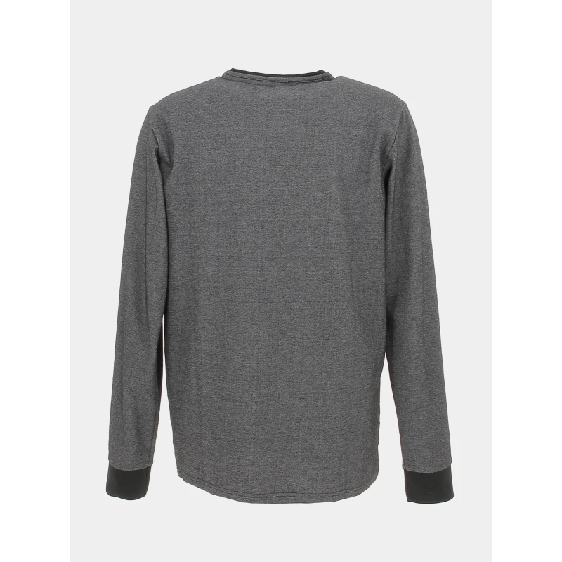 T-shirt Manches Longues à Boutons Gris Homme - RMS 26 4 T-shirt Manches Longues à Boutons Gris Homme - RMS 26 – Image 2