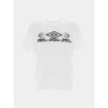 T-shirt Osar Line Logo Blanc Homme - Umbro -TEDDY Vetements Magasin t shirt osar line logo blanc homme umbro