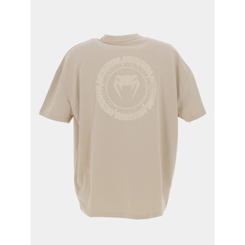 T-shirt Oversize Vortex Beige Homme - Venum 4 T-shirt Oversize Vortex Beige Homme - Venum – Image 2