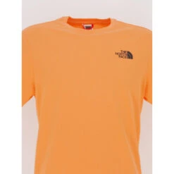 T-shirt Redbox Orange Homme - The North Face -TEDDY Vetements Magasin t shirt redbox orange homme the north face 2