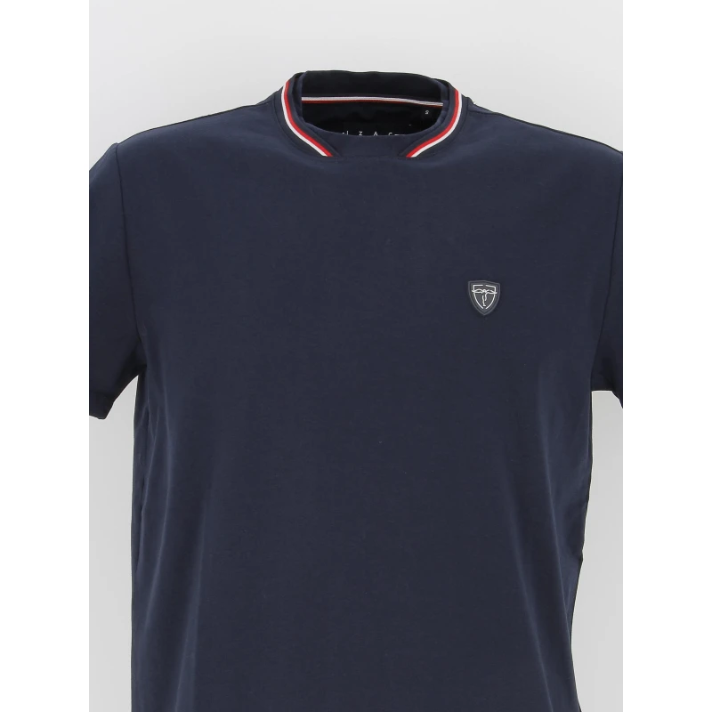 T-shirt Stretch Glen Bleu Marine Homme - Izac 6 T-shirt Stretch Glen Bleu Marine Homme - Izac – Image 4