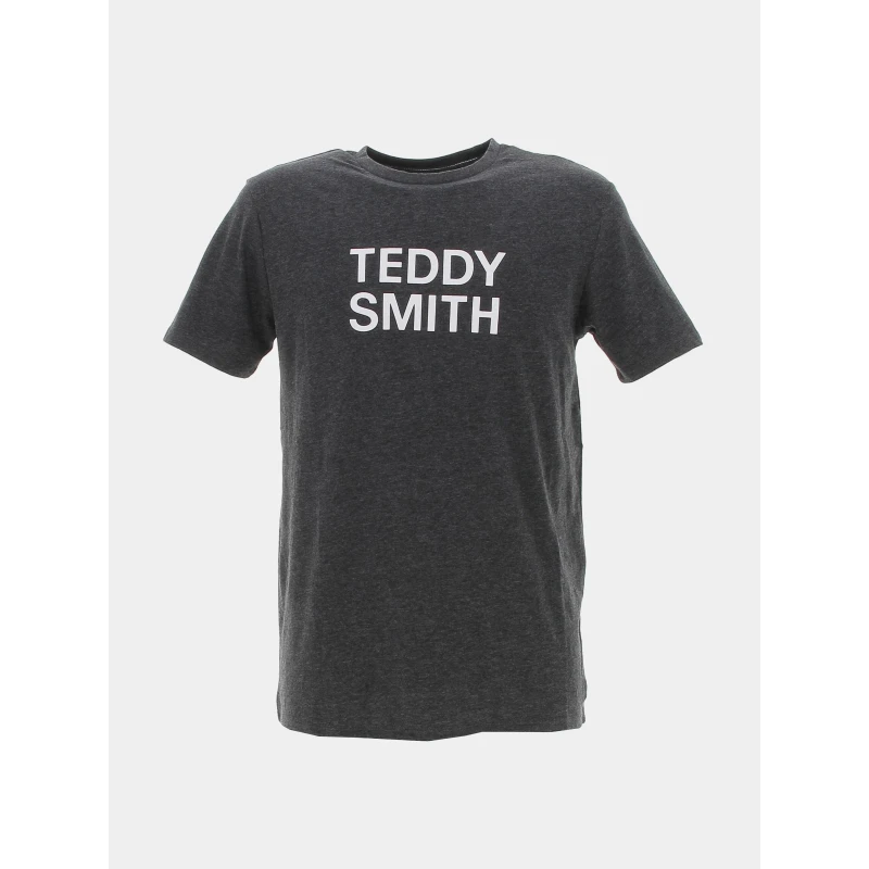 T-shirt Ticlass Basic Gris Anthracite Homme - Teddy Smith 3 T-shirt Ticlass Basic Gris Anthracite Homme - Teddy Smith