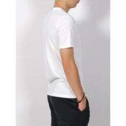 T-shirt Tri Ss N1 Blanc Homme - Le Coq Sportif -TEDDY Vetements Magasin t shirt tri ss n1 blanc homme le coq sportif 2