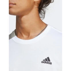 T-shirt Uni Classique Petit Logo Brodé Blanc Homme - Adidas 8 T-shirt Uni Classique Petit Logo Brodé Blanc Homme - Adidas -TEDDY Vetements Magasin t shirt uni classique petit logo brode blanc homme adidas 2