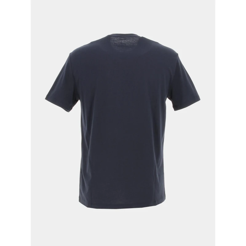 T-shirt Uni Logo Bleu Marine Homme - Armani Exchange 4 T-shirt Uni Logo Bleu Marine Homme - Armani Exchange – Image 2