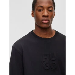 T-shirt Uni Logo Embossé Dleek Noir Homme - Hugo 9 T-shirt Uni Logo Embossé Dleek Noir Homme - Hugo -TEDDY Vetements Magasin t shirt uni logo embosse dleek noir homme hugo 3