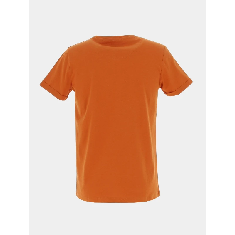 T-shirt Uni Tesbio Orange Homme - Benson & Cherry 4 T-shirt Uni Tesbio Orange Homme - Benson & Cherry – Image 2