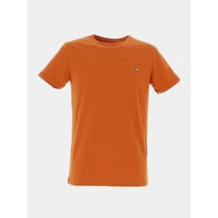 T-shirt Uni Tesbio Orange Homme - Benson & Cherry