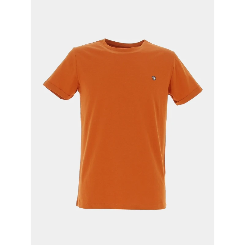 T-shirt Uni Tesbio Orange Homme - Benson & Cherry 3 T-shirt Uni Tesbio Orange Homme - Benson & Cherry