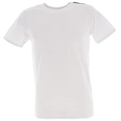 T-shirt Tucker 2 Logo épaule Blanc Homme - Teddy Smith