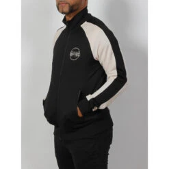 Veste Sweat à Empiècement Noir Homme - Project X Paris -TEDDY Vetements Magasin veste sweat a empiecement noir homme project x paris 2