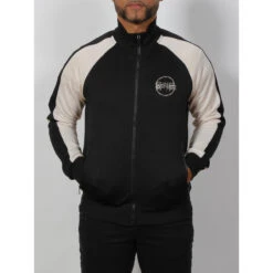 Veste Sweat à Empiècement Noir Homme - Project X Paris